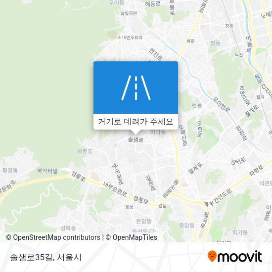 솔샘로35길 지도