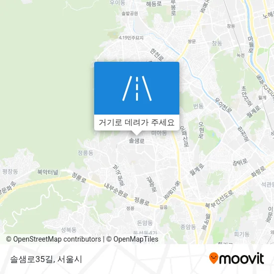 솔샘로35길 지도