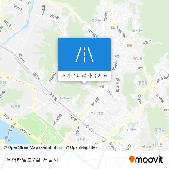 은평터널로7길 지도