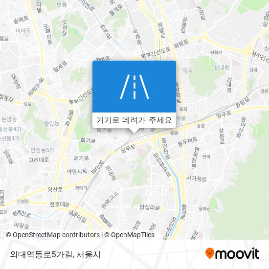 외대역동로5가길 지도