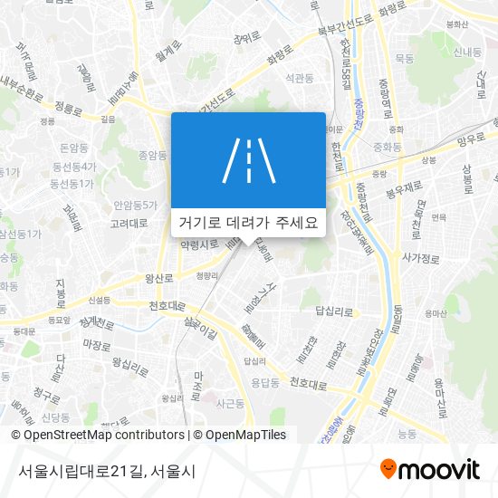 서울시립대로21길 지도