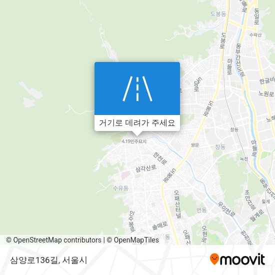 삼양로136길 지도