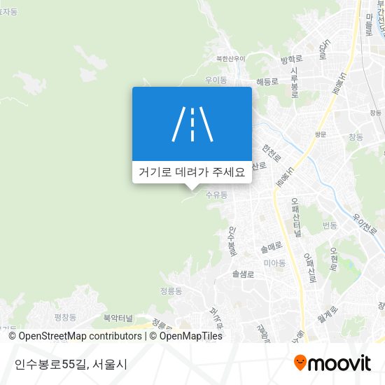 인수봉로55길 지도