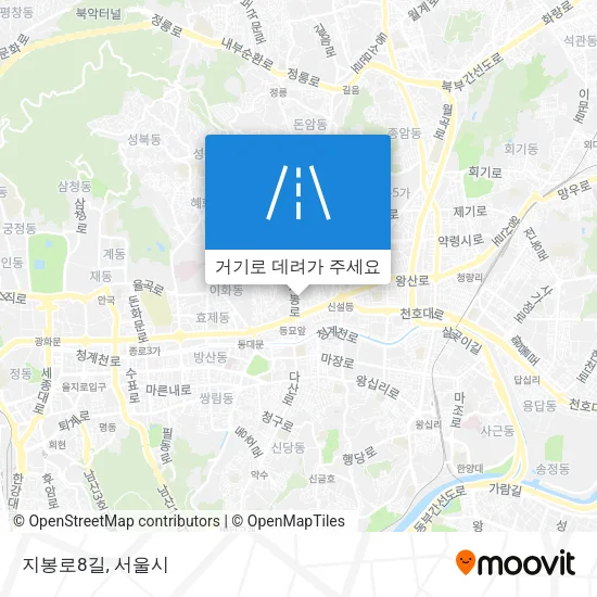 지봉로8길 지도