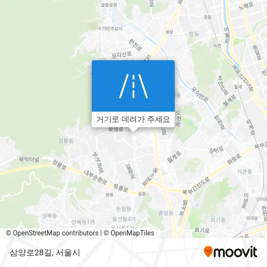 삼양로28길 지도