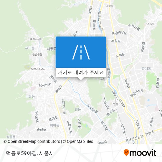 덕릉로59아길 지도