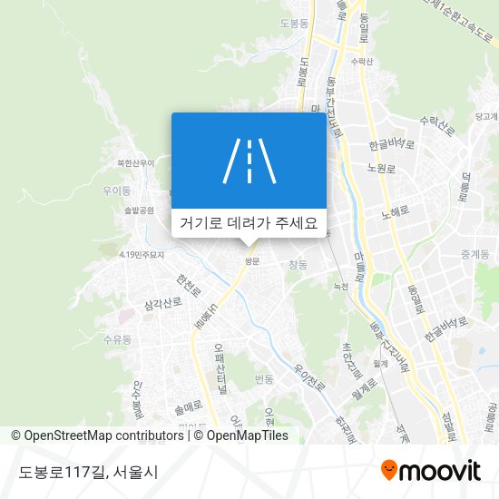 도봉로117길 지도