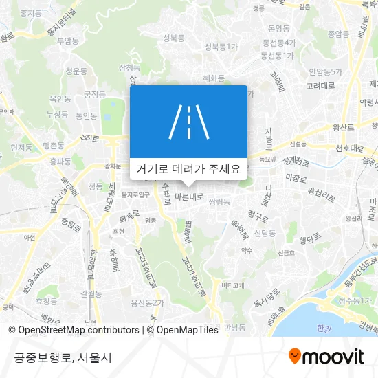 공중보행로 지도