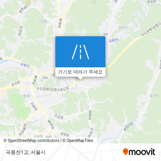 곡릉천1교 지도