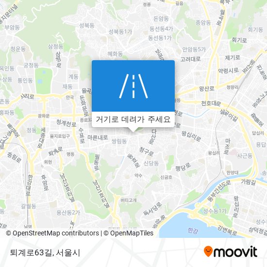 퇴계로63길 지도