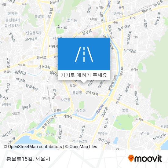 황물로15길 지도