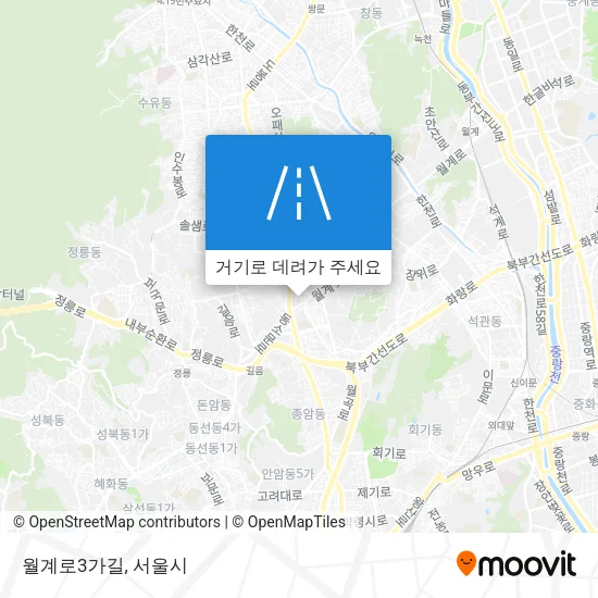 월계로3가길 지도