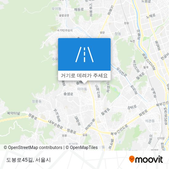 도봉로45길 지도