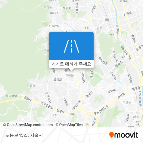 도봉로45길 지도