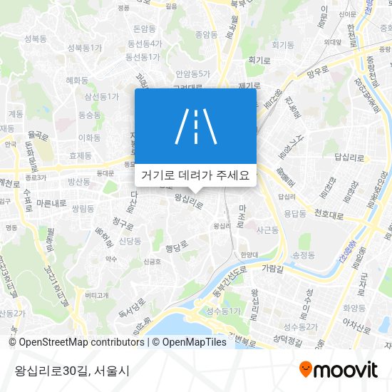 왕십리로30길 지도