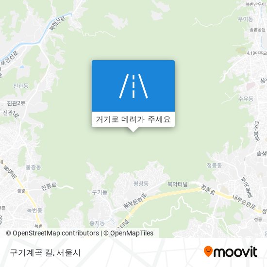 구기계곡 길 지도
