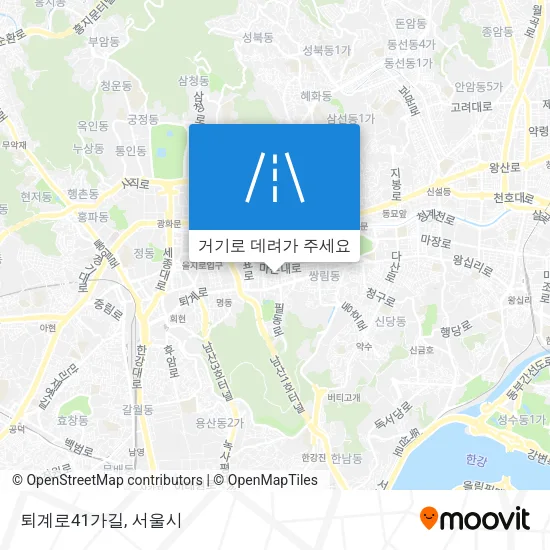 퇴계로41가길 지도