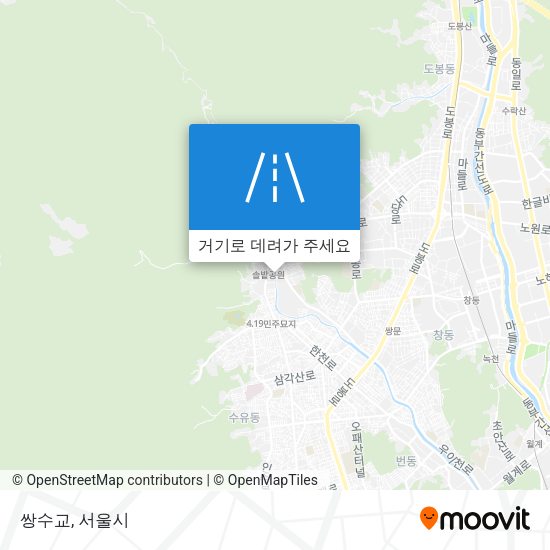 쌍수교 지도