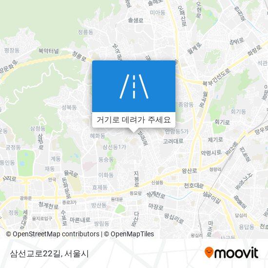 삼선교로22길 지도