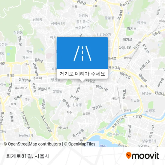 퇴계로81길 지도