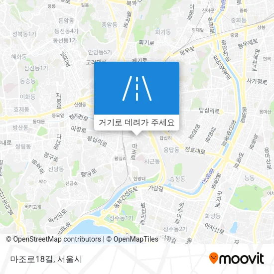 마조로18길 지도