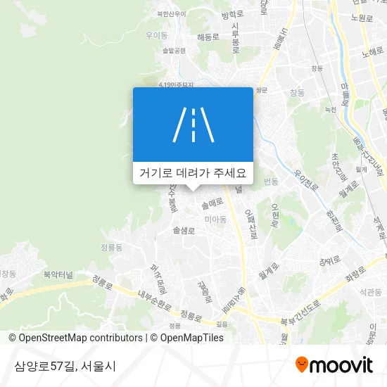삼양로57길 지도