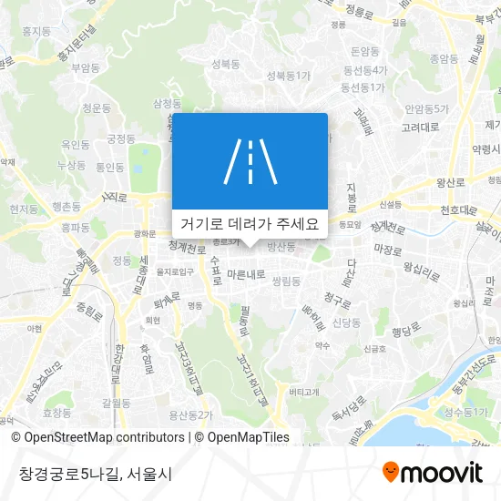 창경궁로5나길 지도