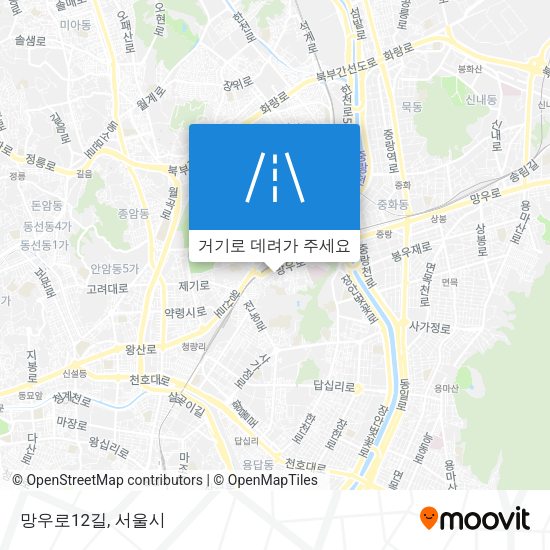 망우로12길 지도