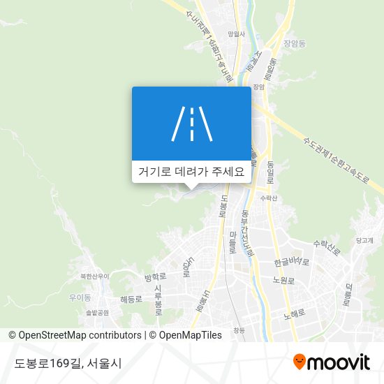도봉로169길 지도