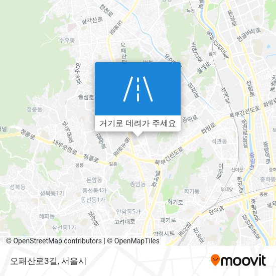 오패산로3길 지도