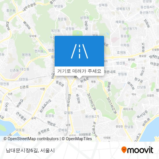 남대문시장6길 지도