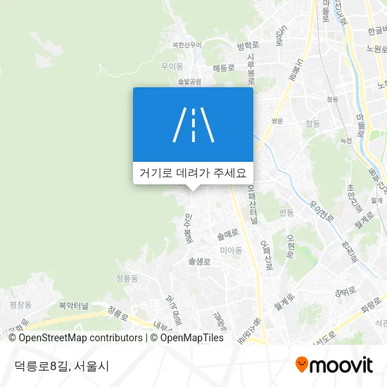 덕릉로8길 지도