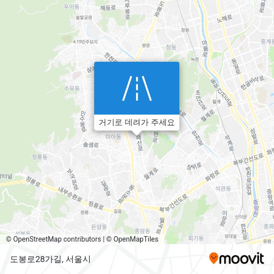 도봉로28가길 지도