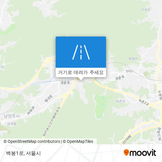 백봉1로 지도