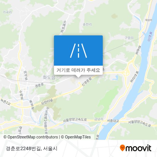 경춘로2248번길 지도