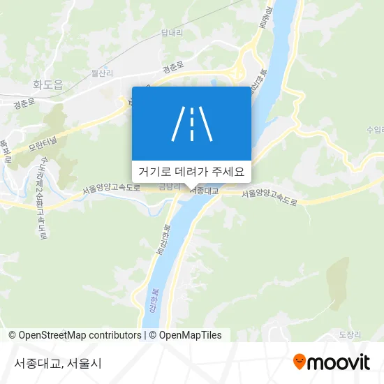 서종대교 지도