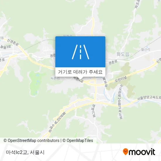 마석Ic2교 지도
