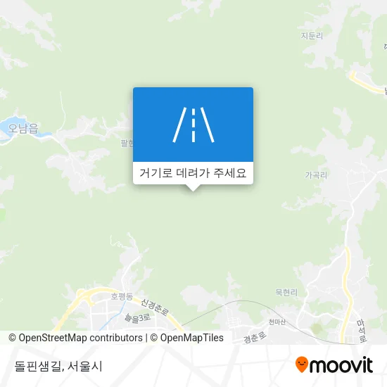돌핀샘길 지도