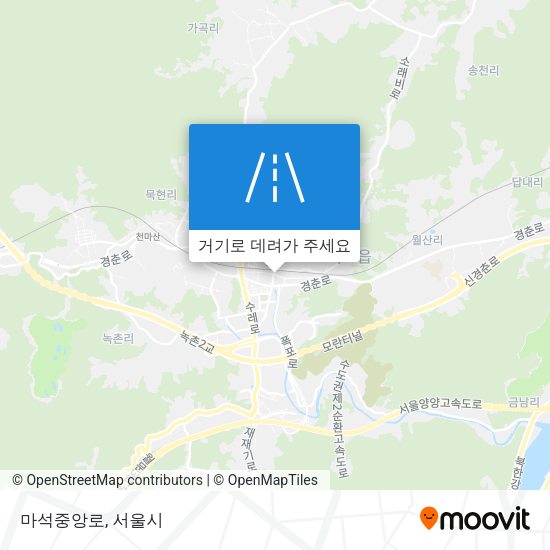 마석중앙로 지도