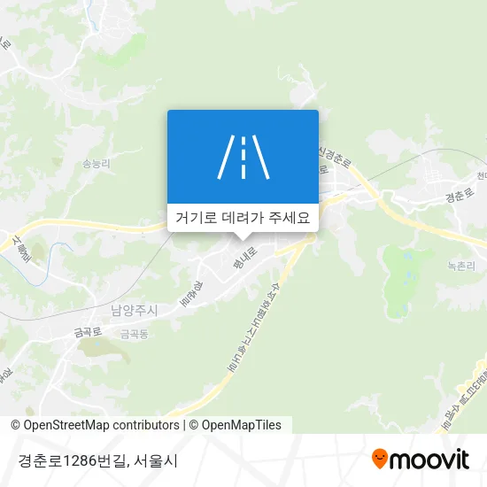 경춘로1286번길 지도