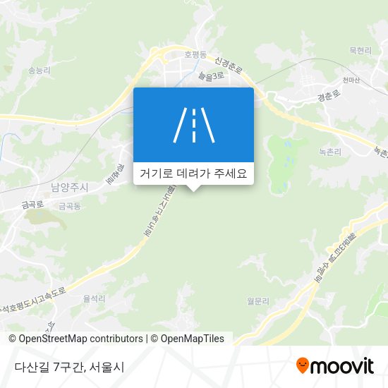 다산길 7구간 지도