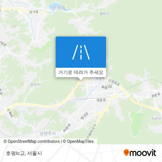 호평Ic교 지도