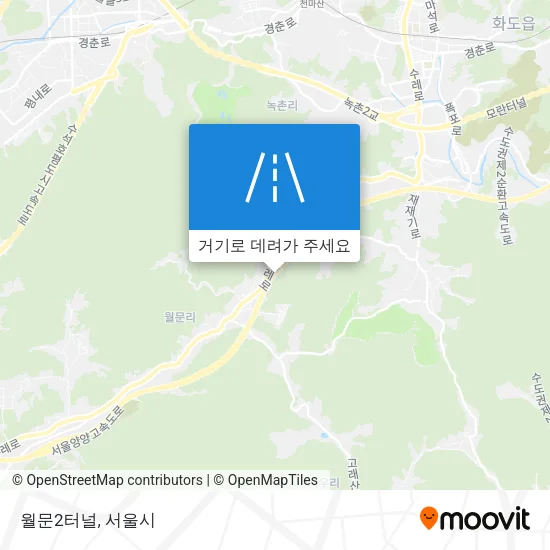 월문2터널 지도
