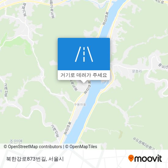 북한강로873번길 지도