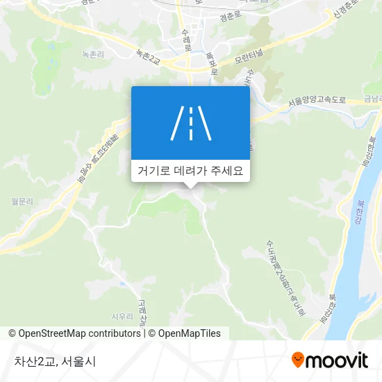 차산2교 지도