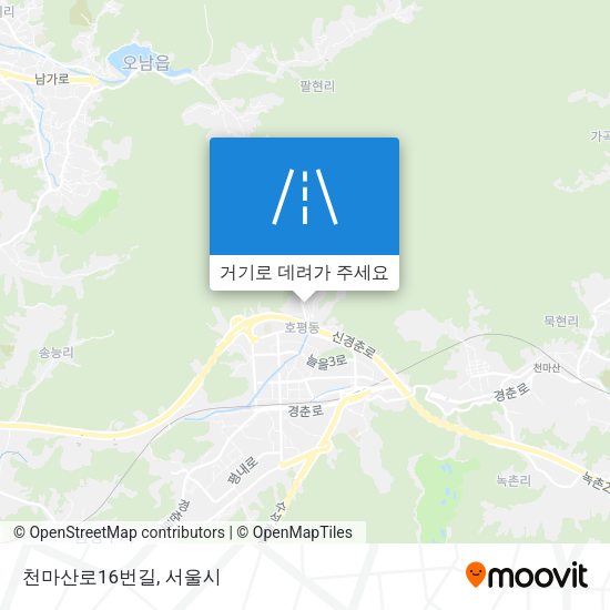 천마산로16번길 지도