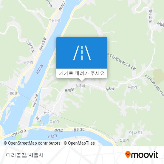 다리골길 지도