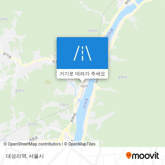 대성리역 지도