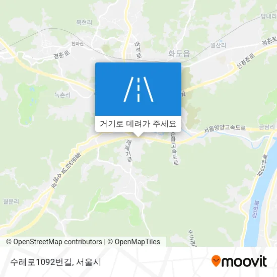 수레로1092번길 지도