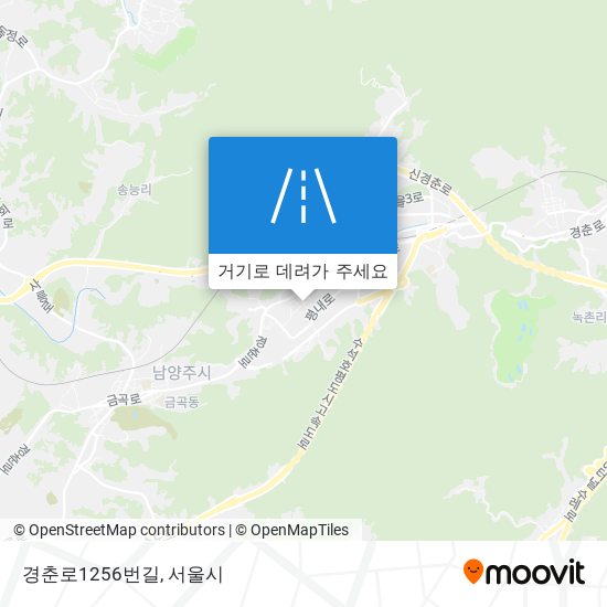 경춘로1256번길 지도